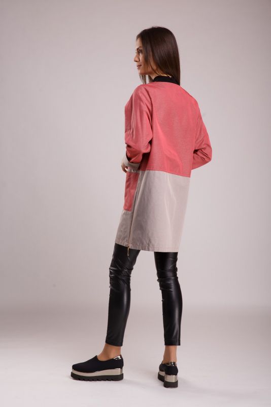 Куртка Alberto Bini Розовый + Серый